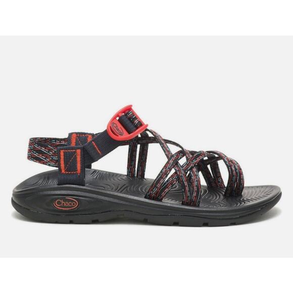 Chaco Z/Volv X2 Women's 8 Sandal Black Bristol Cherry Outdoor Athletic Hiking - Picture 1 of 7